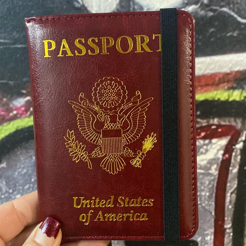 Passport book Red New